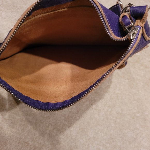 ROOTS Raw Leather Commuter Bag *Rare* - Picture 2 of 3